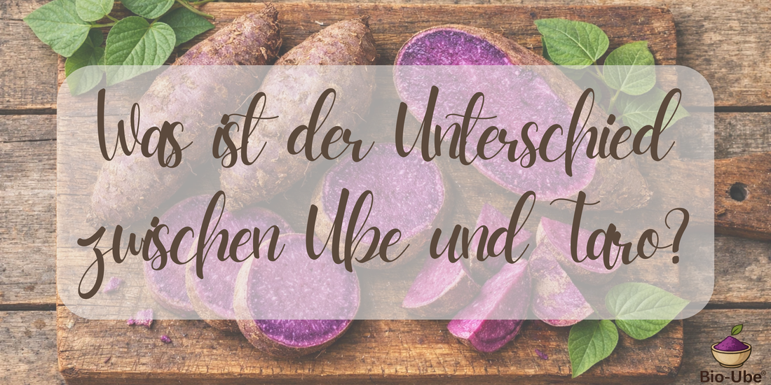 Was ist der Unterschied zwischen Ube und Taro?
