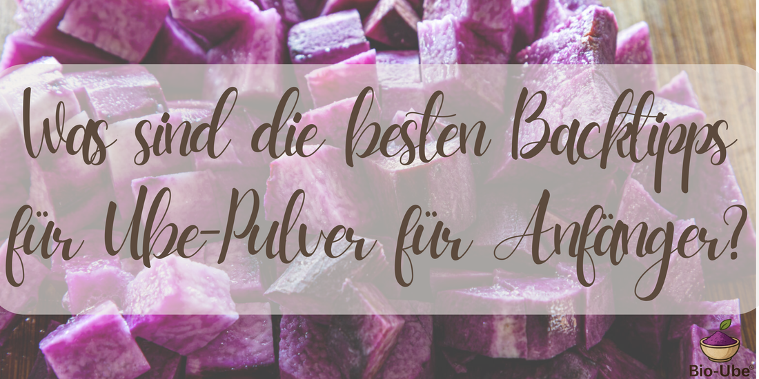 Was sind die besten Backtipps für Ube-Pulver für Anfänger?