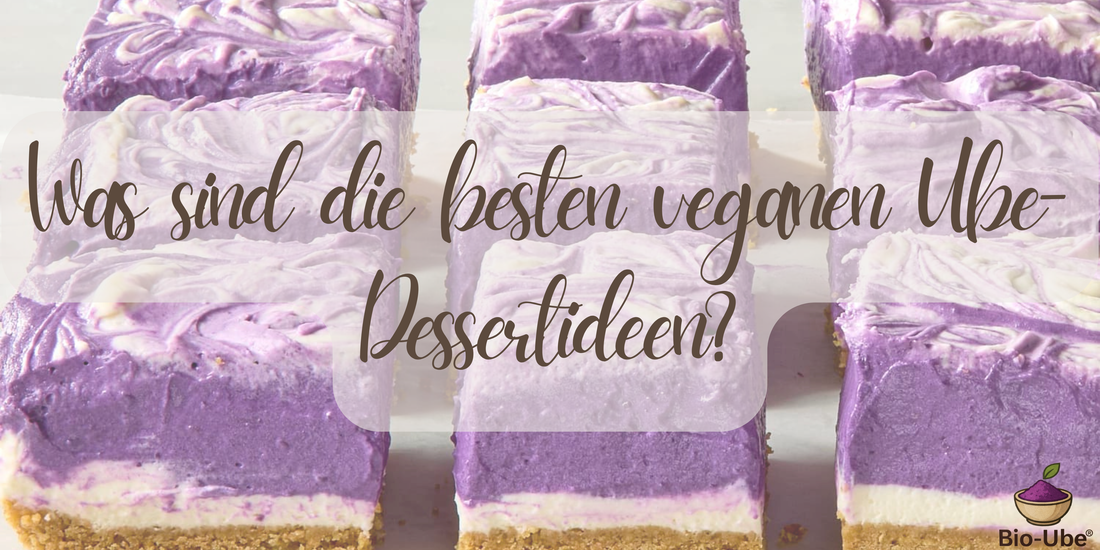 Was sind die besten veganen Ube-Dessertideen?