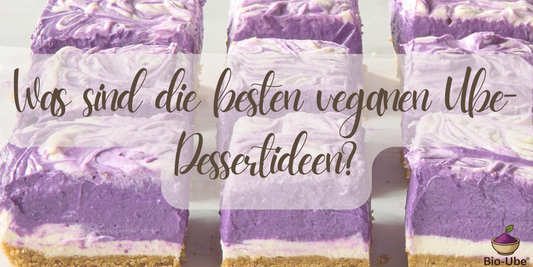 Was sind die besten veganen Ube-Dessertideen?