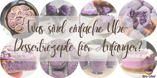 Was sind einfache Ube-Dessertrezepte für Anfänger?
