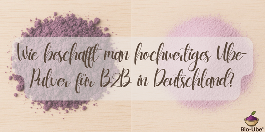 Wie beschafft man hochwertiges Ube-Pulver für B2B in Deutschland?