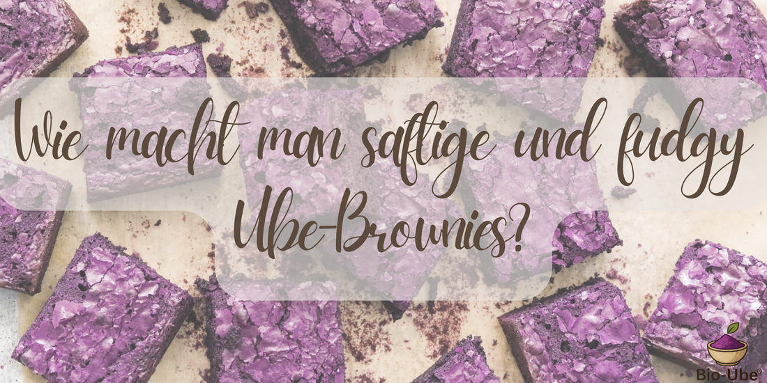 Wie macht man saftige und fudgy Ube-Brownies?