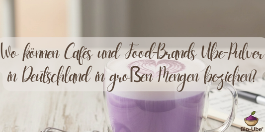 Wo können Cafés und Food-Brands Ube-Pulver in Deutschland in großen Mengen beziehen?